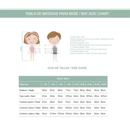 Vestido cuadros verdes con braguita "Taipei" - PARDALETS