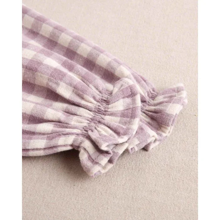 Vestido de cuadros malva - PARDALETS