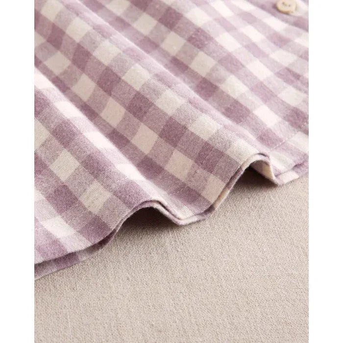 Vestido de cuadros malva - PARDALETS