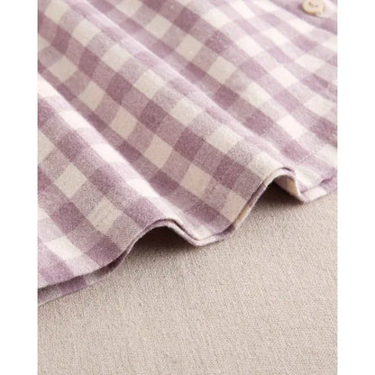 Vestido de cuadros malva - PARDALETS