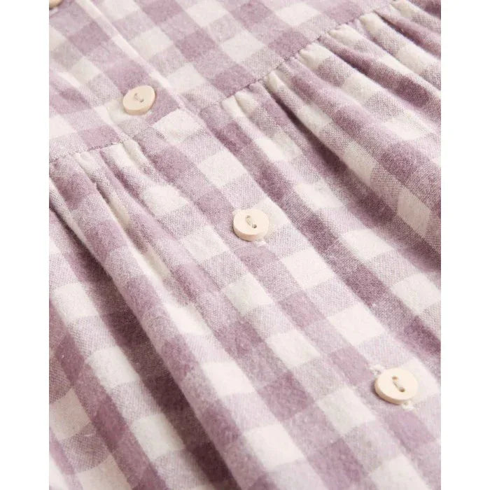 Vestido de cuadros malva - PARDALETS