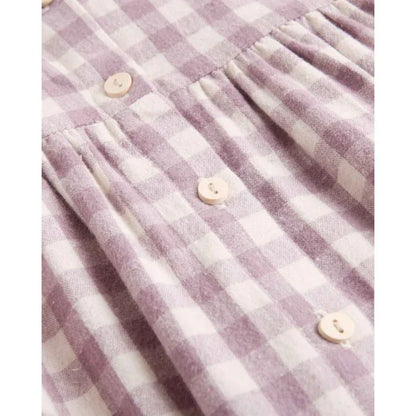Vestido de cuadros malva - PARDALETS