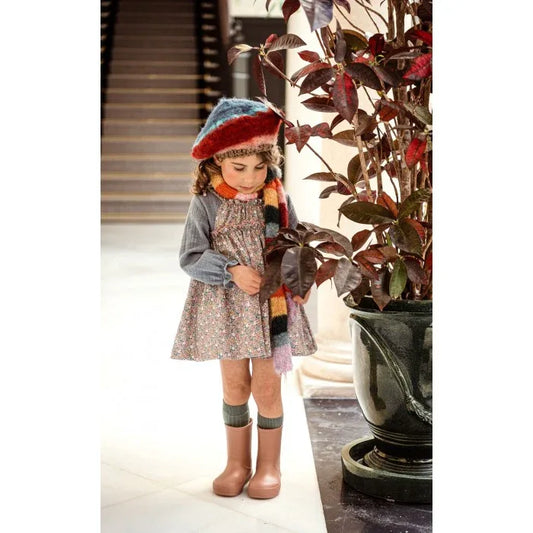 Vestido flores rosas y braguita "Kelly" - PARDALETS