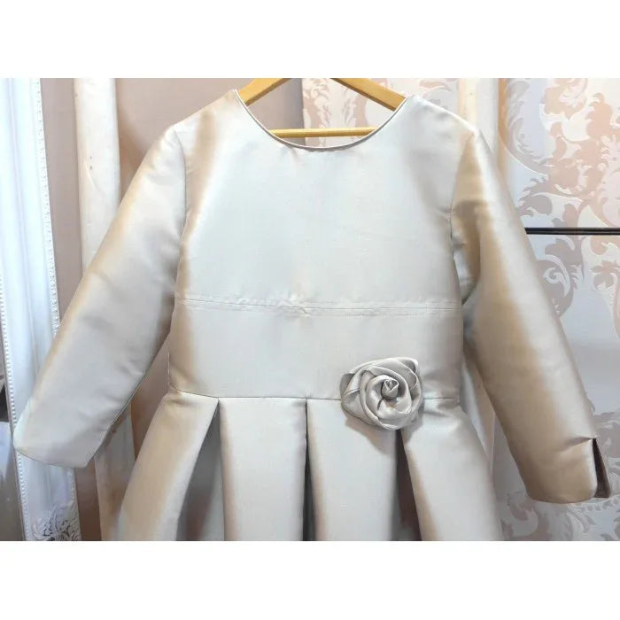 Vestido mikado color topo - PARDALETS