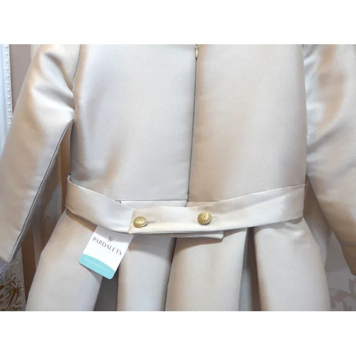 Vestido mikado color topo - PARDALETS