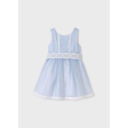 Vestido tul azul rombos - PARDALETS