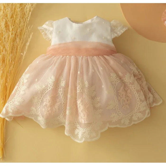 Vestido tul bordado con braguita - PARDALETS