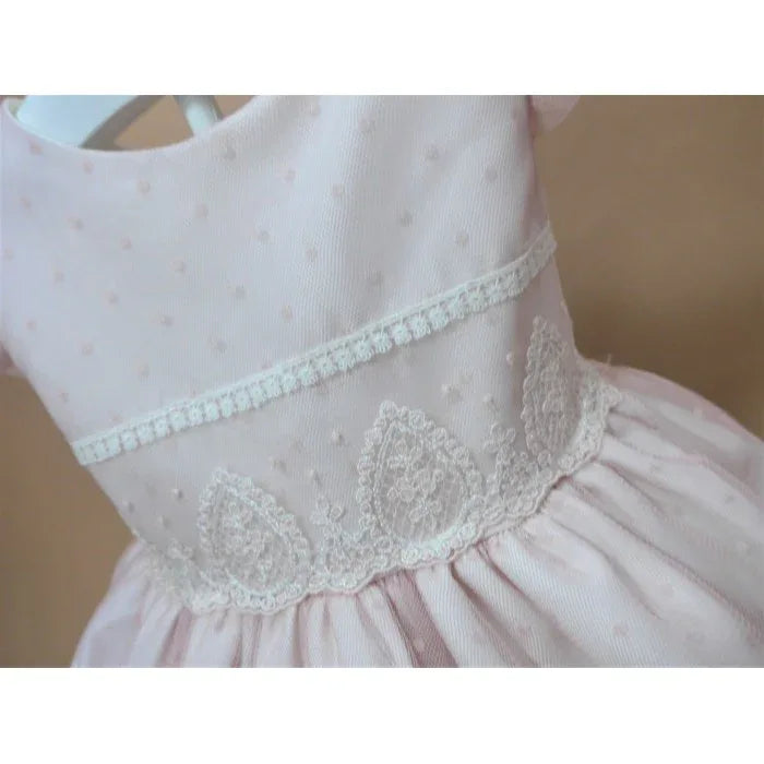 Vestido tul de plumeti rosa - PARDALETS