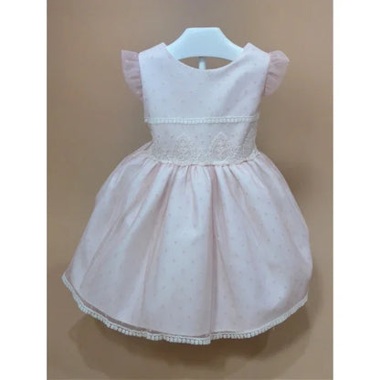 Vestido tul de plumeti rosa - PARDALETS