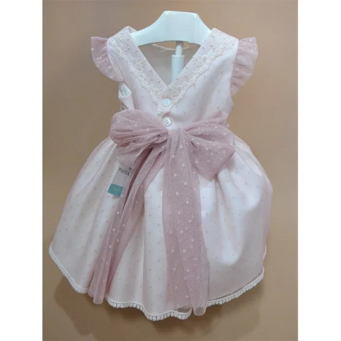 Vestido tul de plumeti rosa - PARDALETS