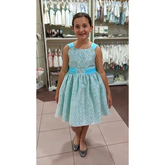 Vestido verde agua - PARDALETS