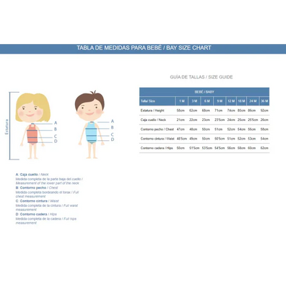 Vestido y braguita azul "JUDY" - PARDALETS